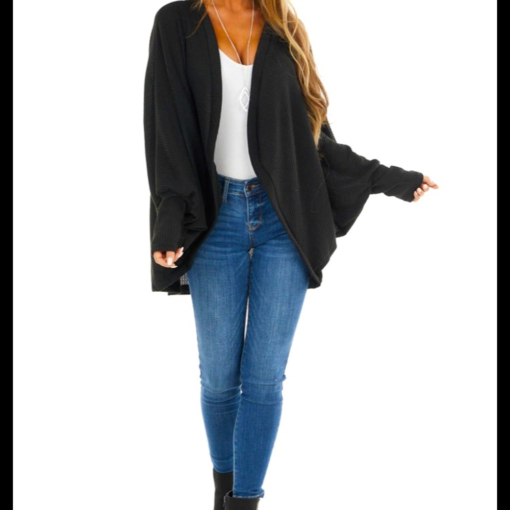 Jacob Wool Blend Dolman Cardigan Sweater